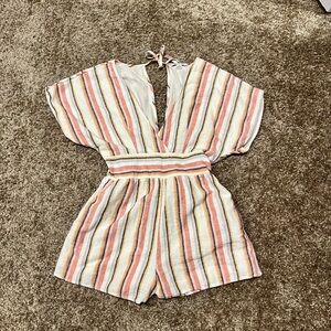 American Eagle romper warm multicolor size M